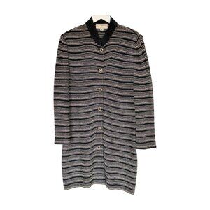 Vintage St. John Collection by Marie Gray Santana Knit Long Jacket — Early 90s